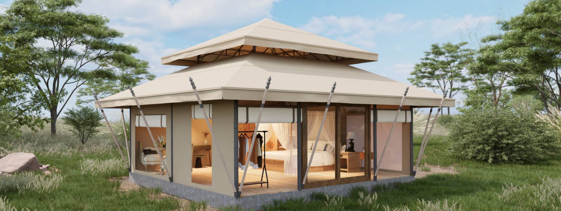 金坛市户外野奢帐篷